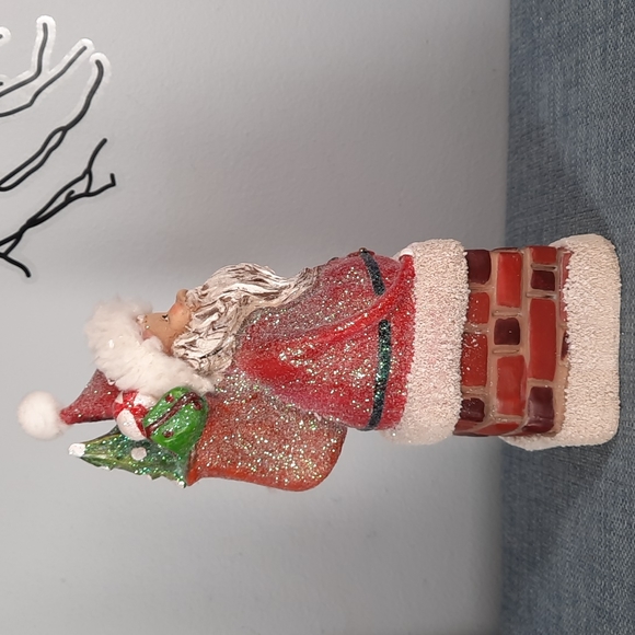 Roman Vintage Look Santa In Chimney Figure Figurine Statue - Picture 2 of 7
